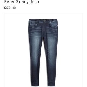 Judy Blue Peter Skinny Jeans Size 1X NWT